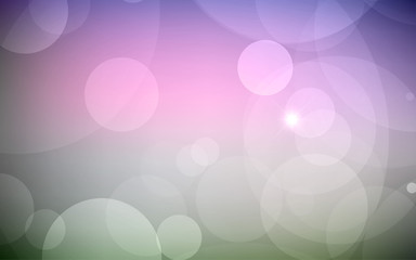 Abstract Bokeh white circle background