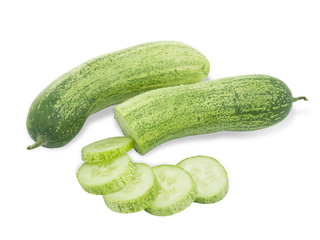 cucumber isolated on white