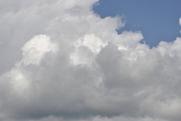 blue sky with clouds