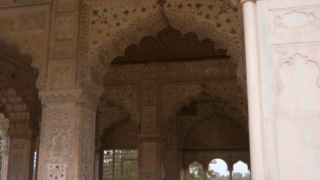 Red Fort Complex is the famous national landmark in Old Delhi, India. Other name is lal Kila. Shot in motion