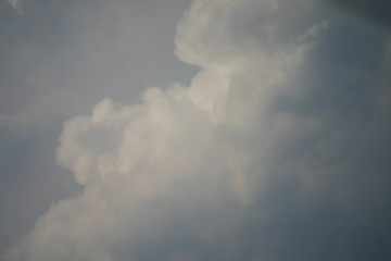 dramatic sky with clouds