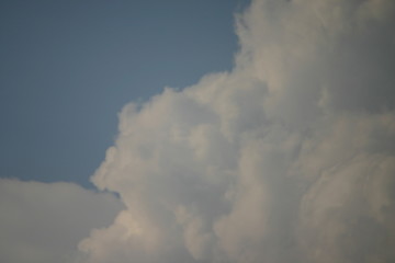 dramatic sky with clouds