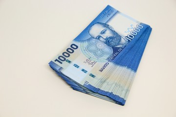 Chilean peso bills - background