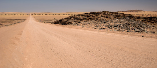 Typical namibian landscapes and deserts