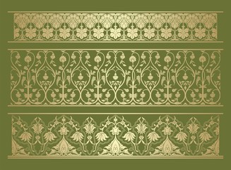 paisley floral pattern, textile , Rajasthan, royal India	