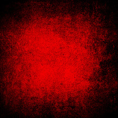 red background
