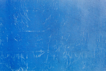 Blue Painted Old Weathered Concrete Wall Texture