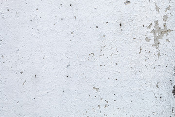 Old Weathered White Painted Concrete Wall Texture