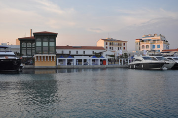 The beautiful Limassol Marina in Cyprus