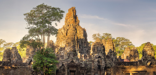 Ancient temple Bayon Angkor Siem Reap, Cambodia