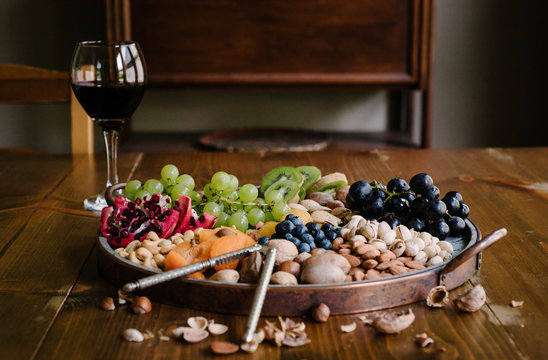 Fruit and nuts