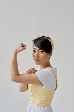 Strong Asian Girl