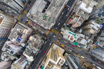  Top view of Hong Kong city