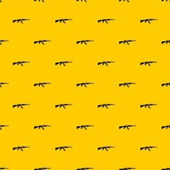 Military rifle pattern seamless vector repeat geometric yellow for any design
