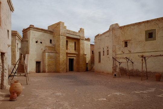 view of old buildings against sky