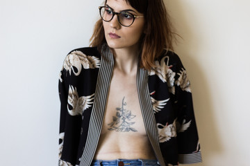 Women showing sensuality