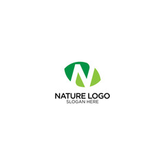Creative Nature Logo Design Vector