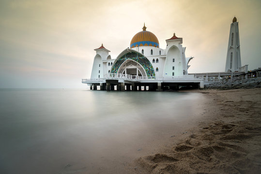 Malacca Straits Mosque (Masjid Selat Melaka)