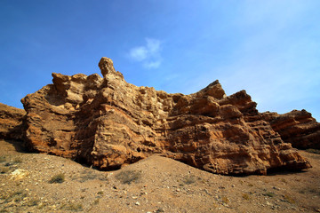 Canyon of the Charyn River in Kazakhstan.