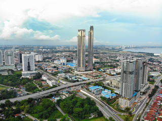Aerial view of Astaka, in Johor Bahru