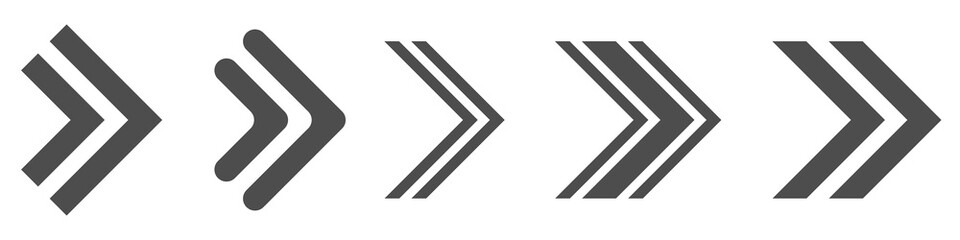 Arrow icon set