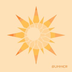 Creative design of sun illustration