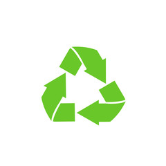 Obraz premium Recycle icon vector