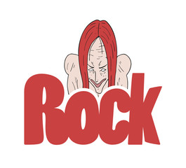Creative design of rock music message