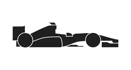 Deurstickers Design of racing formula car © RATOCA