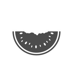 Watermelon icon Vector illustration