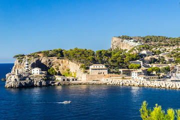 Fototapeta premium island in the sea view of Mallorca mediterranean sea