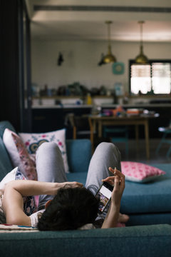 Couch Surfer Woman