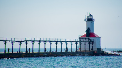 light house of lake Michigan 
