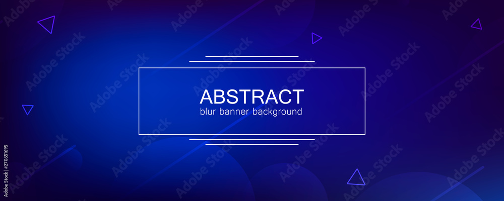 Poster abstract banner with gradient shapes