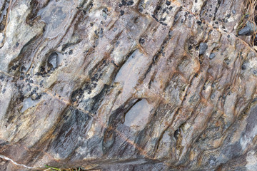 Colorful rock formation texture pattern