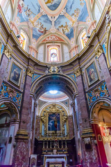 Fototapeta na wymiar Saint Peter's Benidictine Chapel and Monastary, Mdina, Malta