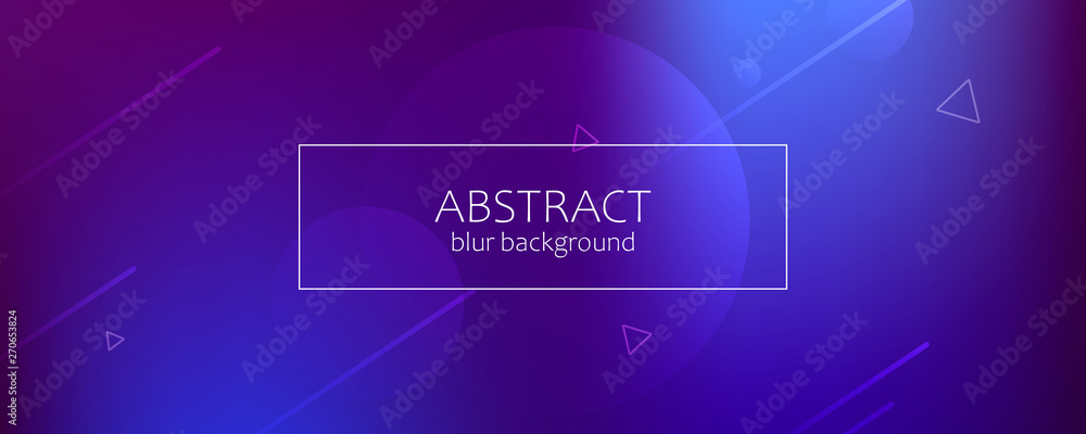 Poster abstract banner with gradient shapes