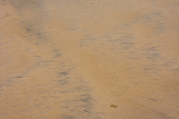Fototapeta na wymiar sea beach sand clean floor looking awesome after tide gone.