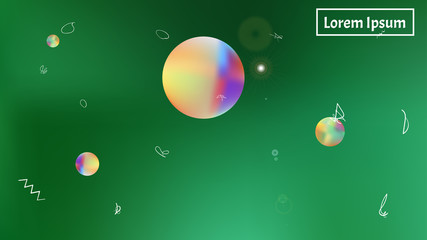 Liquid abstract space background picture modern.