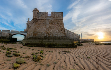 Atardecer Castillo de San Sebastian, Cadiz