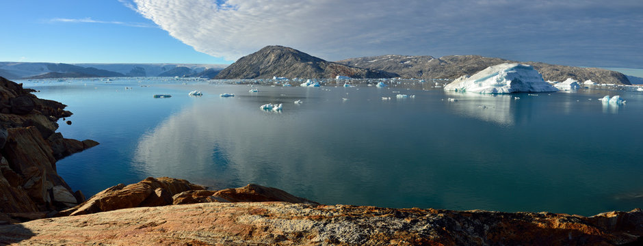 Greenland, East Greenland, Johan Petersens Fjord