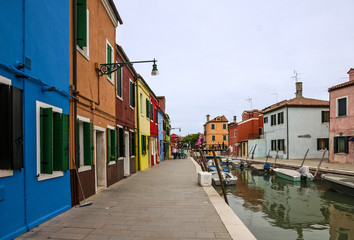 Fototapeta na wymiar Venice, Italy: Burano Old town