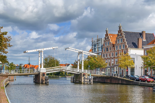 Gravestenenbrug bridge, Haarlem, Netherlands