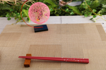 お箸と箸置き