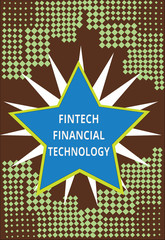 Conceptual hand writing showing Fintech Financial Technology. Business photo text provide Monetary Service using New Technique.