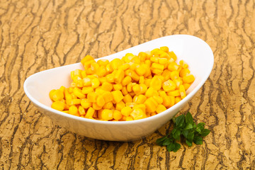Young sweet corn