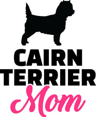 Cairn Terrier mom pink