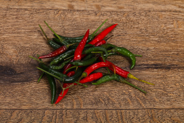 Hot and spicy Chili pepper heap