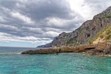 Fototapeta na wymiar Cala Mariolu beach - Italy - Sardinia