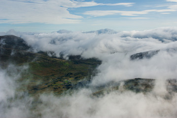 View from the Peak of Mt Tryfan, Snowdonia